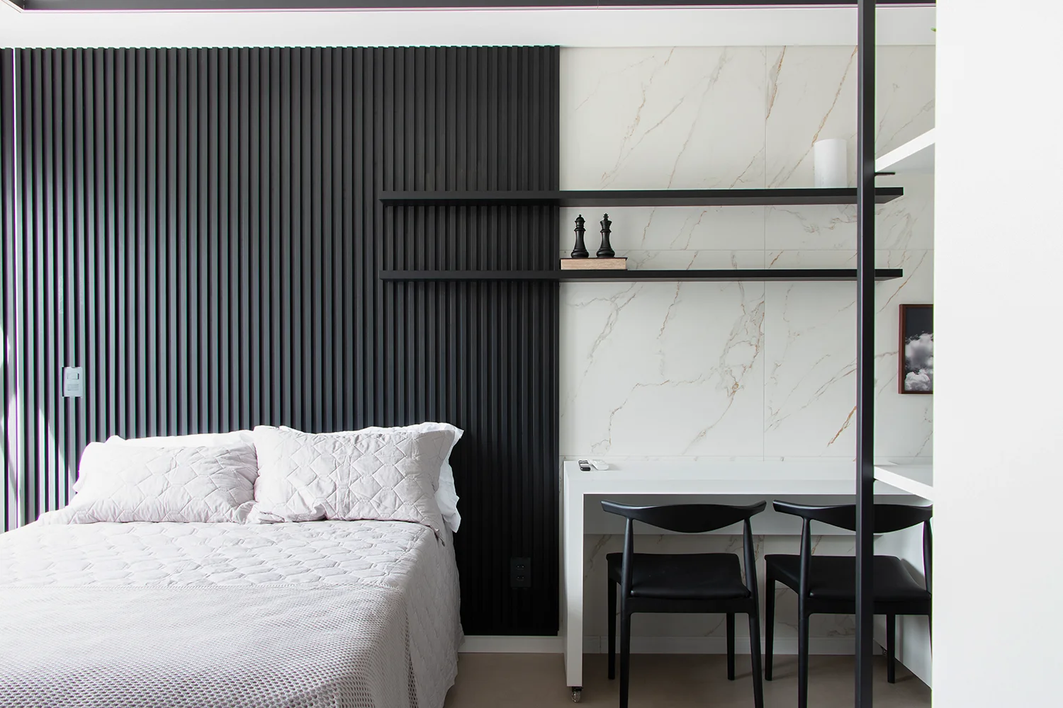 Interior moderno com acabamento premium MAX Incorporadora